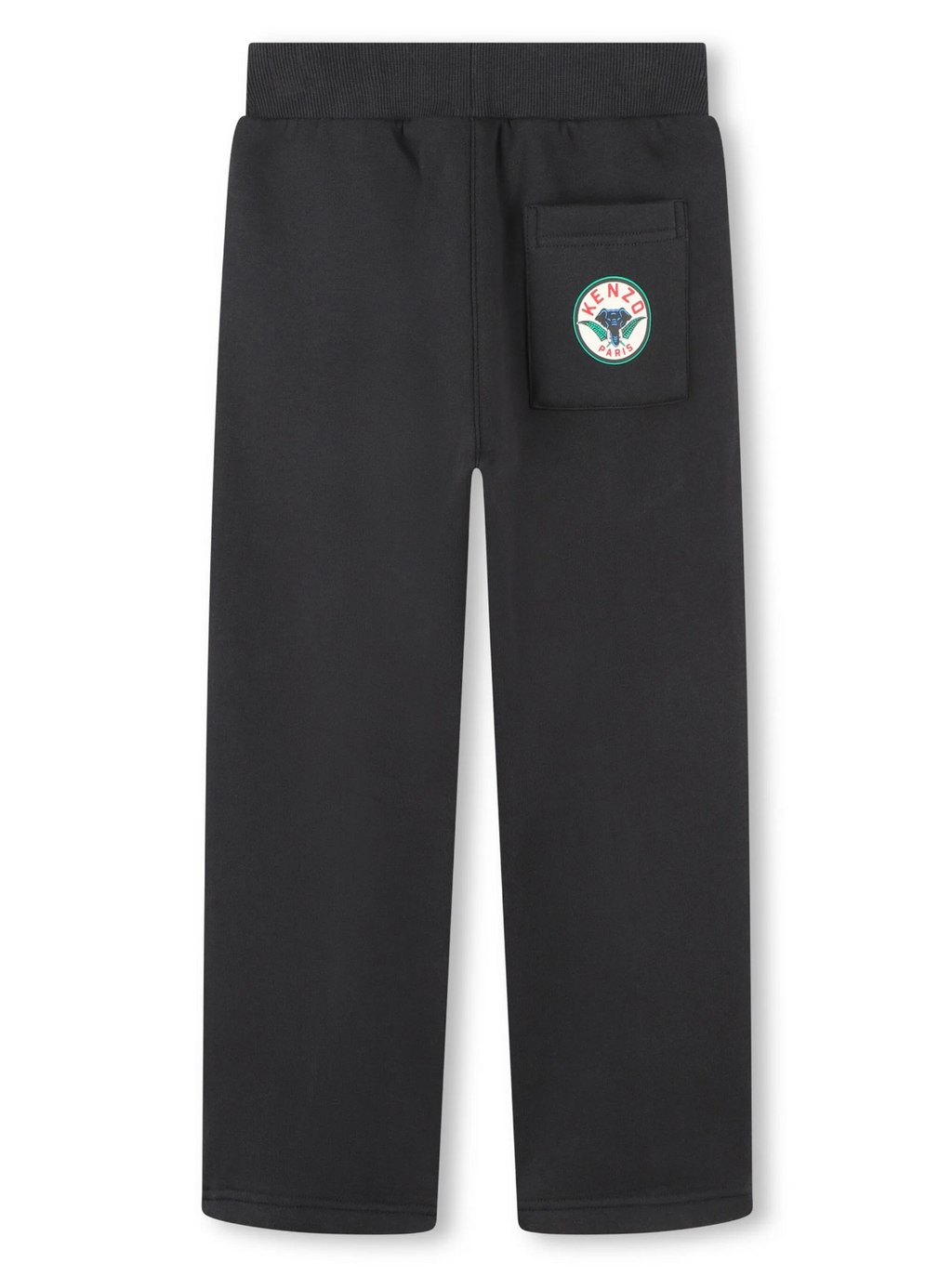 JOGGERS BLACK WHIT LOGO PATCH GIRL