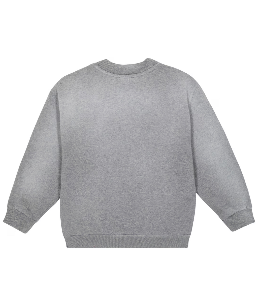 SWEATSHIRT MELANGE GREY