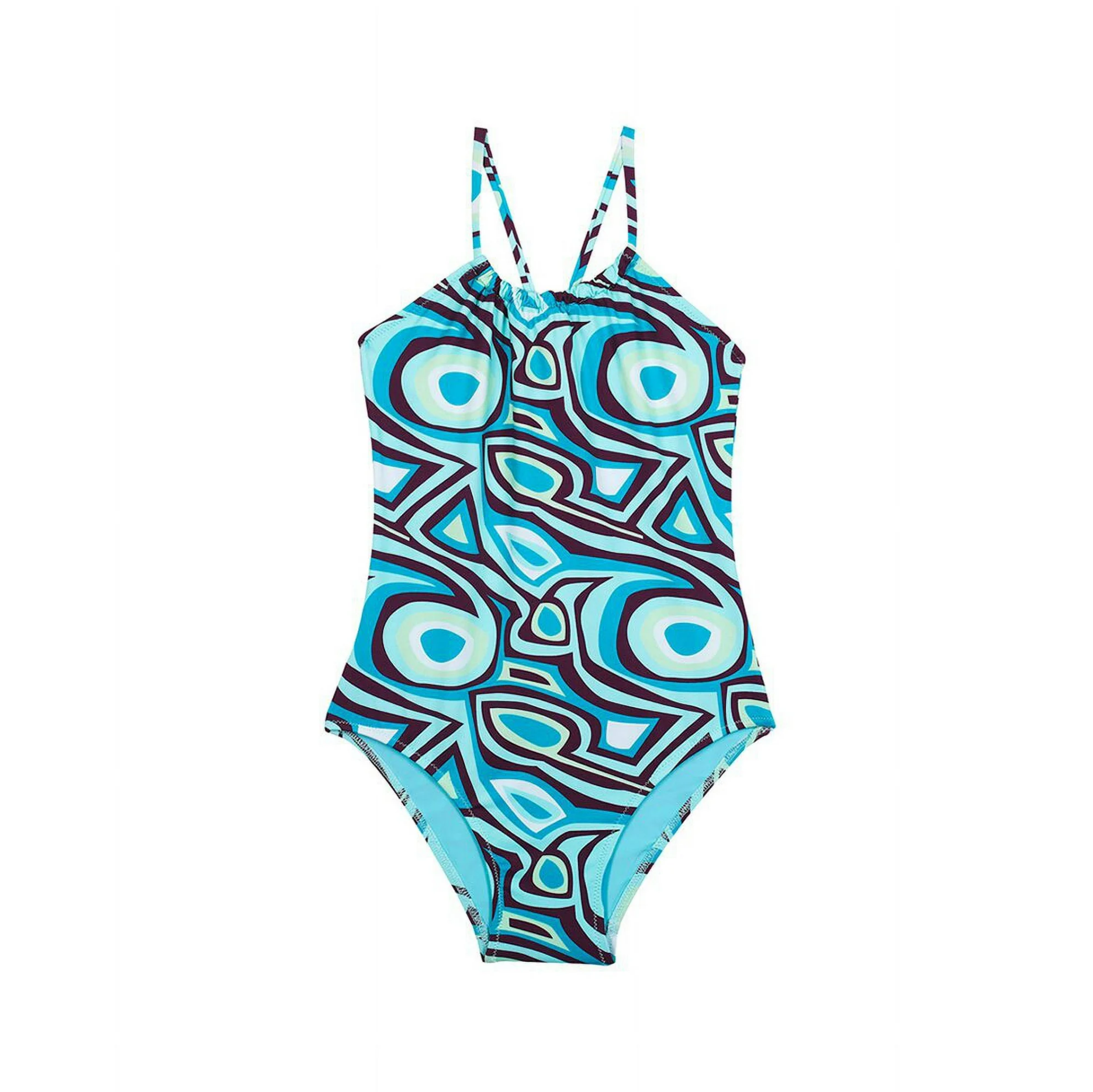 BAÑADOR DE UNA PIEZA CON ESTAMPADO IKAT GIRL