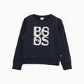 T-SHIRT NEGRA Y DORADA M/L HUGO BOSS GIRL