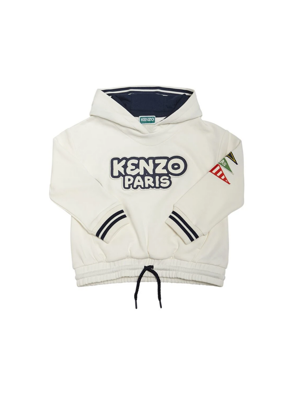 SWEAT A CAPUCHE WHITE KENZO