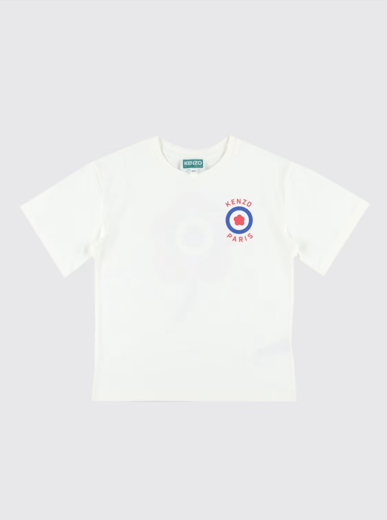 T-SHIRT WHITE PRINT FLOWER GIRL
