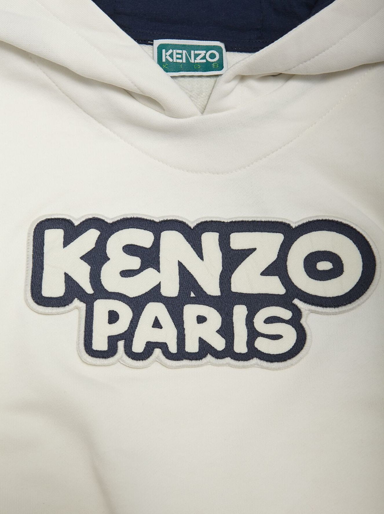 SWEAT A CAPUCHE WHITE KENZO