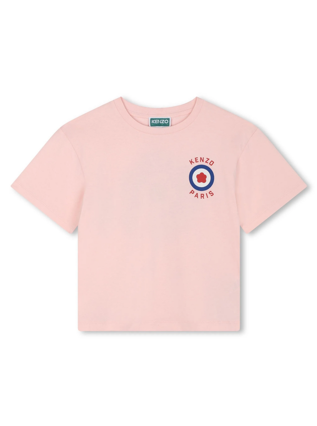 T-SHIRT PINK PRINT FLOWER GIRL