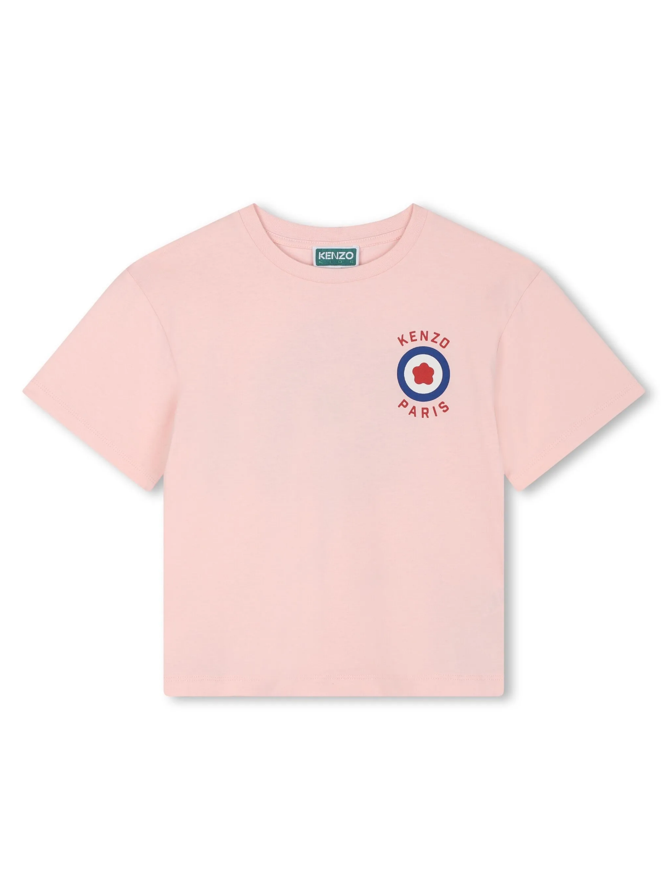 T-SHIRT PINK PRINT FLOWER GIRL