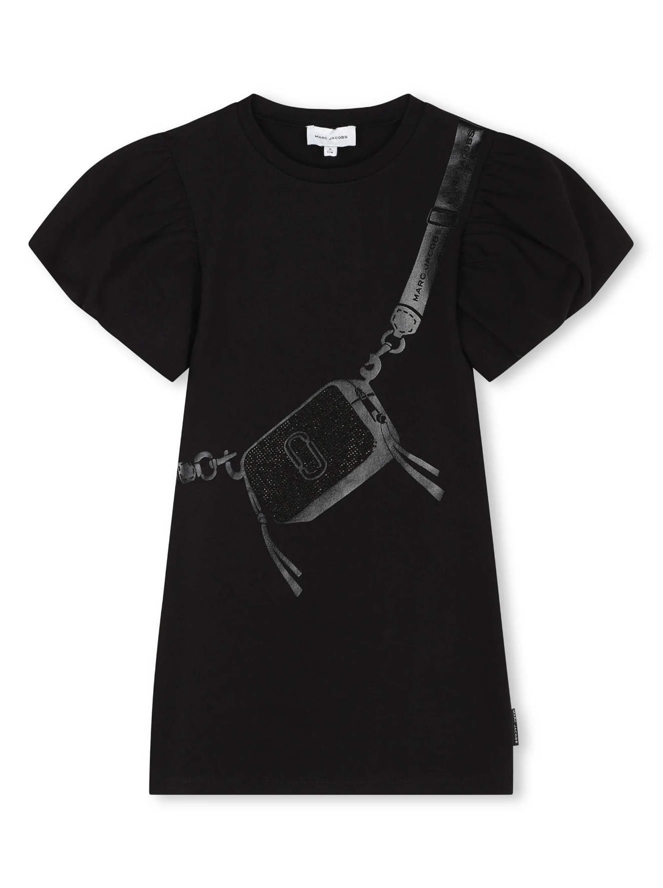 DRESS BLACK PRINT BAG LOGO MARC JACOBS