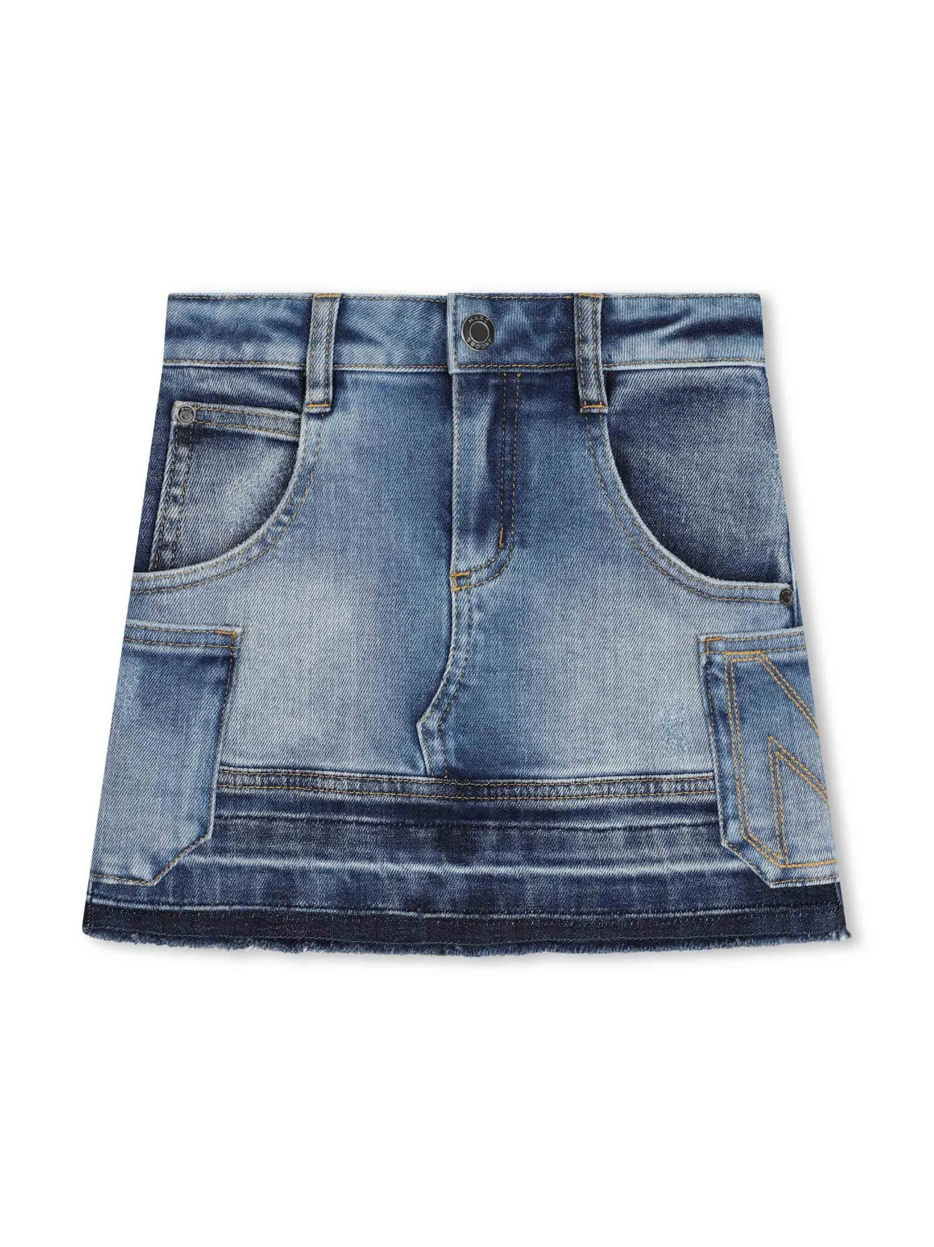 SKIRT DENIM BLUE PATCHWORK GIRL