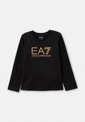 T-SHIRT NEGRA Y DORADO ARMANI GIRL