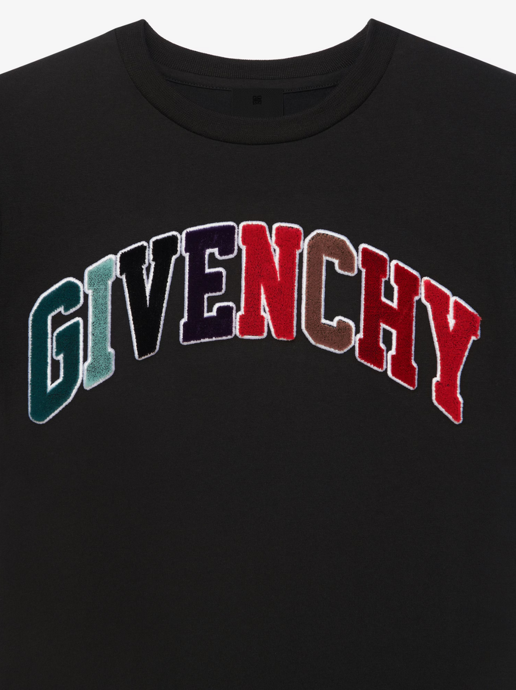 T-SHIRT BLACK COLORS GIVENCHY BOY