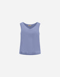 TOP CON CUELLO DE PICO DE LUCENT CADY BLUE