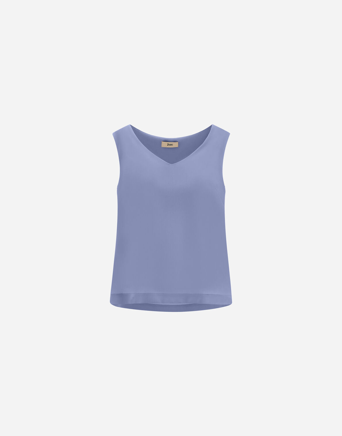 TOP CON CUELLO DE PICO DE LUCENT CADY BLUE