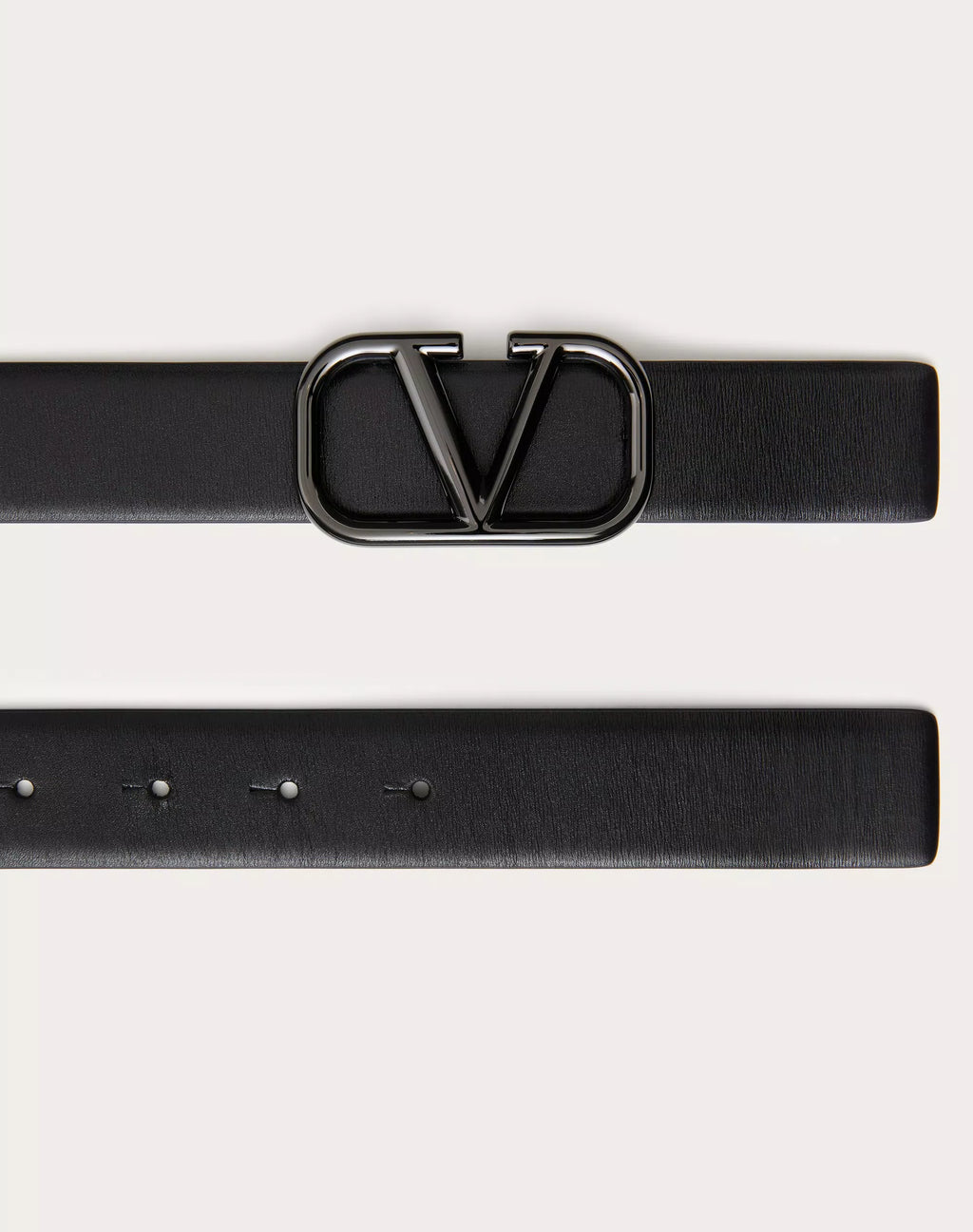 VLOGO SIGNATURE BUCKLE BELT NERO