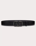 VLOGO SIGNATURE BUCKLE BELT NERO