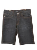 BERMUDA DENIM JEANS BLU