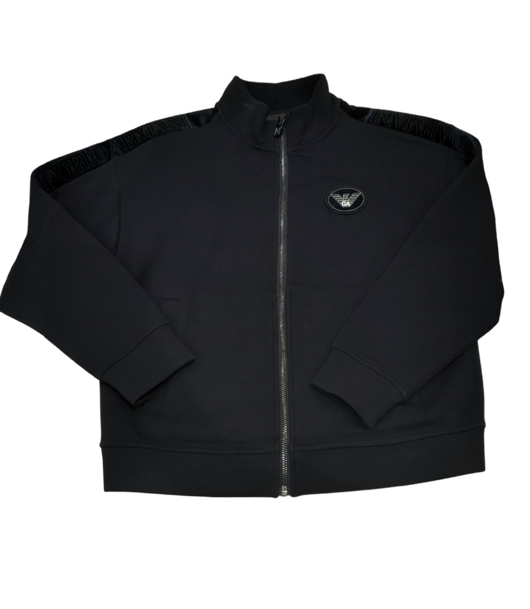 SWEATSHIRT BLACK BOY EMPORIO