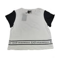 T-SHIRT BLANCA Y NEGRO ARMANI