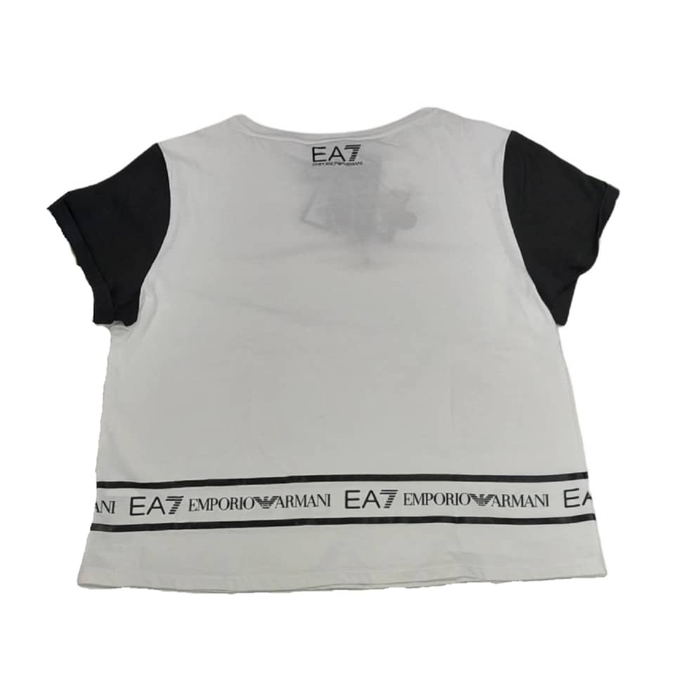 T-SHIRT BLANCA Y NEGRO ARMANI