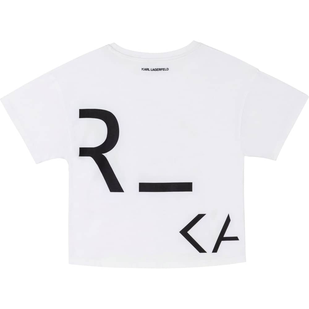 T-SHIRT BLANCA KARL LAGRRFELD GIRL