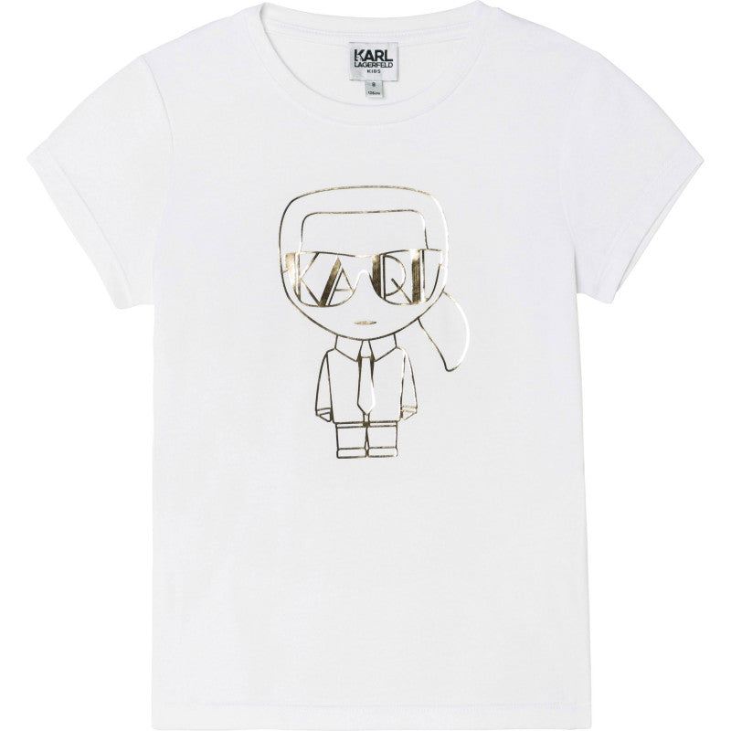 T-SHIRT BLANCA M/C KARL LAGERFELD