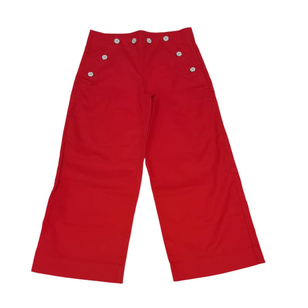 RED WIDE LEG PANT GIRL
