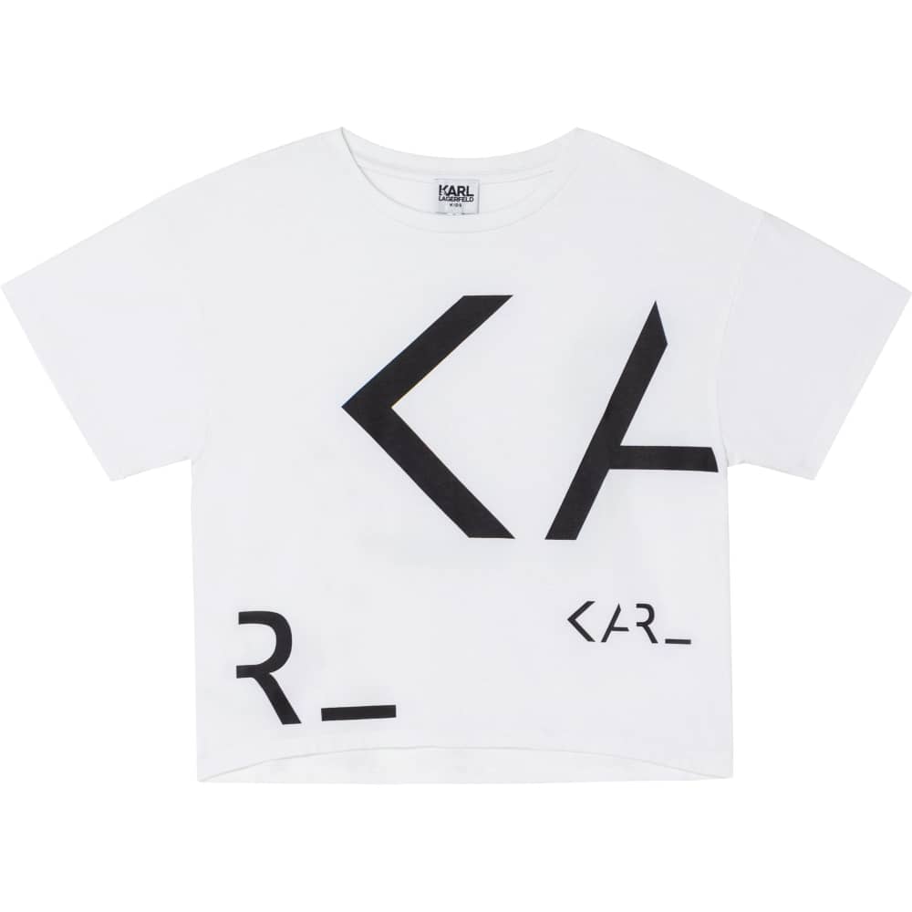T-SHIRT BLANCA KARL LAGRRFELD GIRL