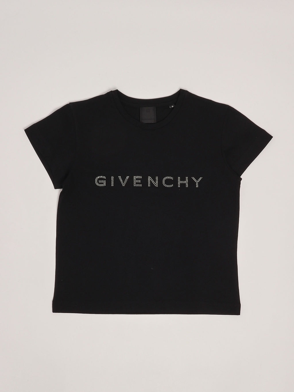 T-SHIRT WITH RHINESTONE LOGO GIVENCHY