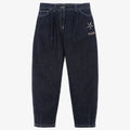 JEAN DARK BLUE MOM JEANS GIRL