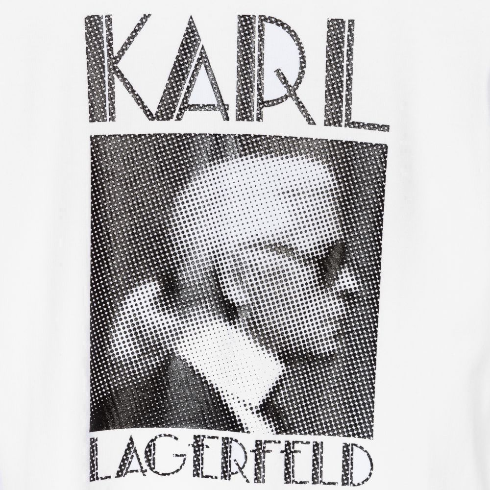 T-SHIRT BLANCA M/L KARL LAGERFELD GIRL