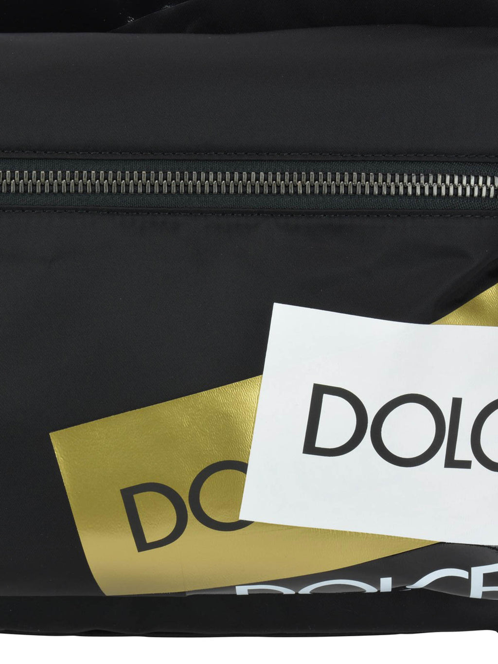 ZAINO NYLON-LOGO BLACK-MULTICOLOR BAG