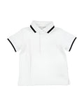 POLO MANICA CORTA BIANCA BOY