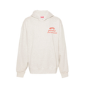 HOODIE GREY LOGO RED