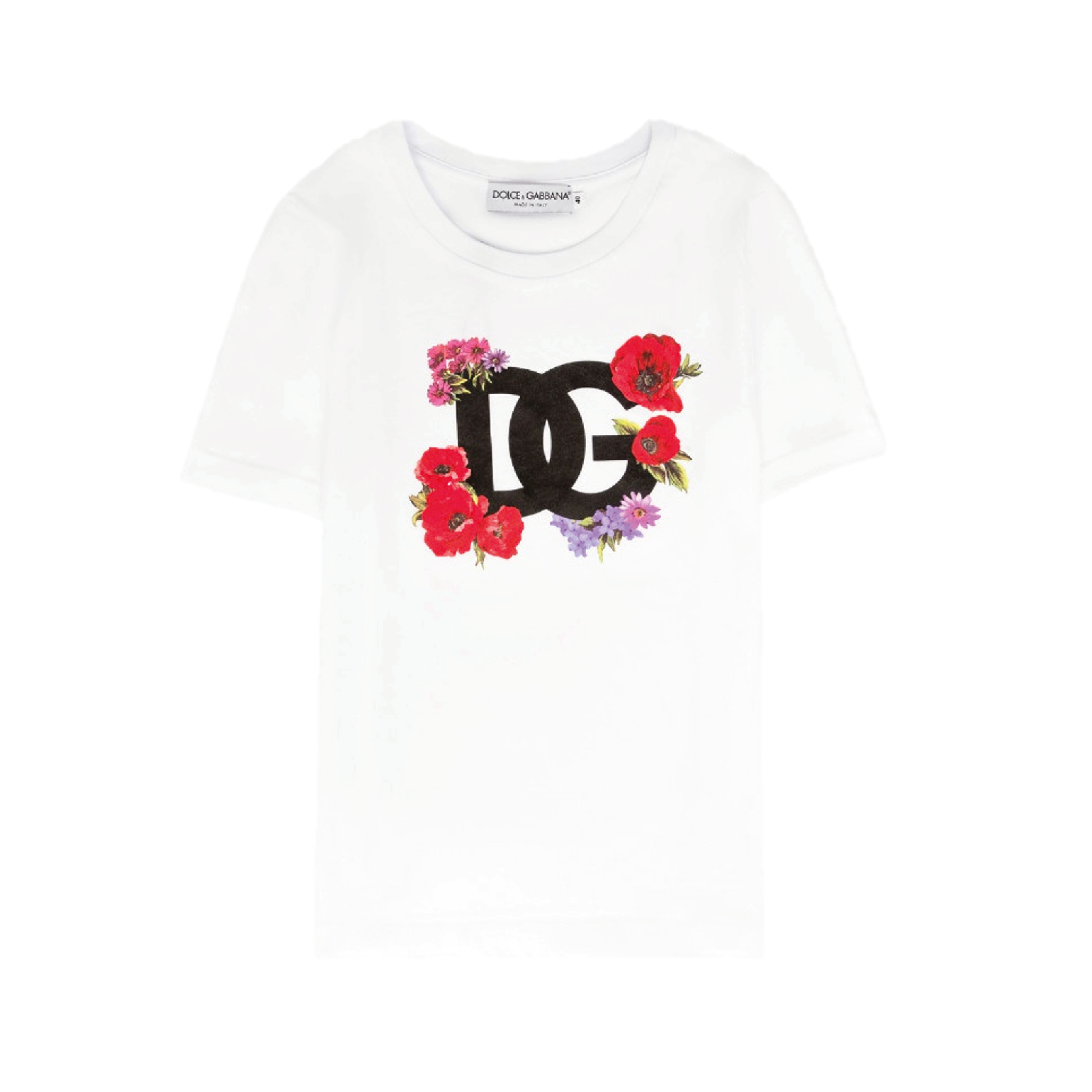TSHIRT OPTICAL WHITE & RED