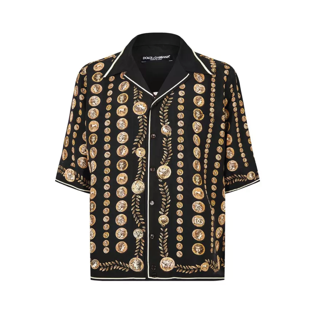 SHIRT MONETE FDO MARRONE