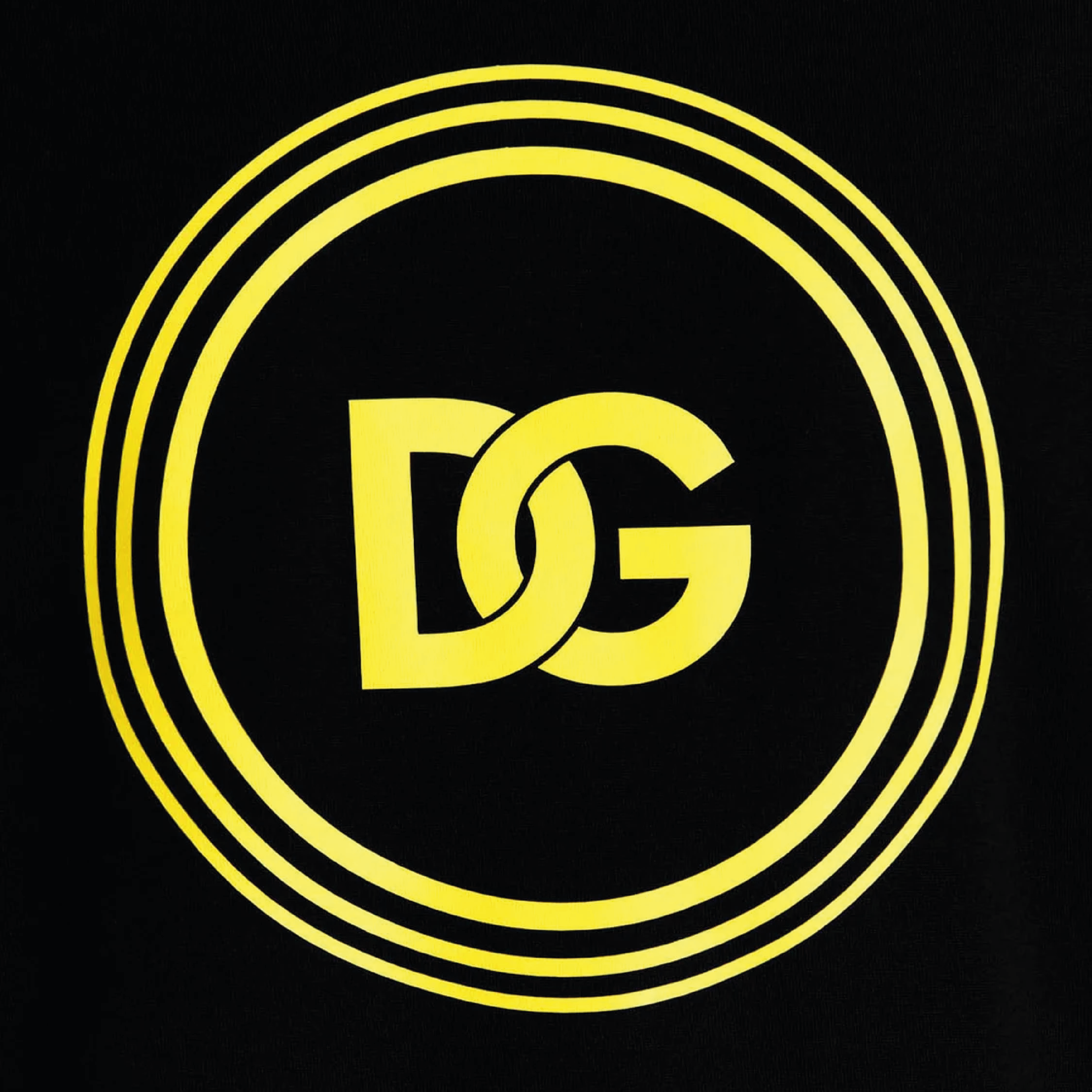 T-SHIRT LOGO DG YELOW SIMPLE