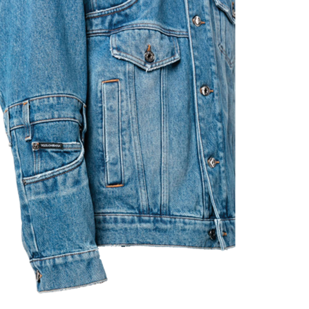 BLOUSON COMBINED COLOR BLUE