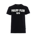 T-SHIRT ROUND NECK BLACK 1978
