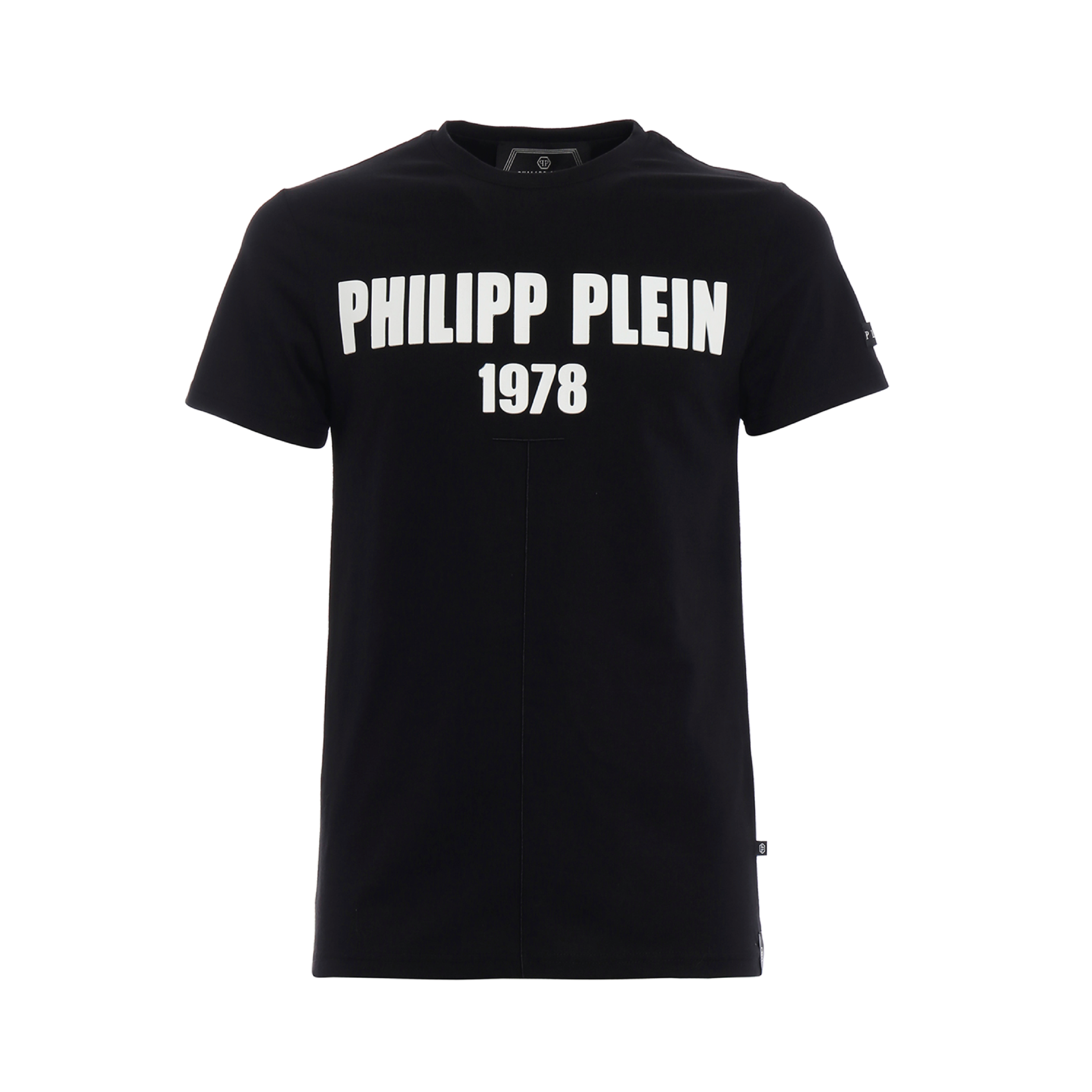 T-SHIRT ROUND NECK BLACK 1978