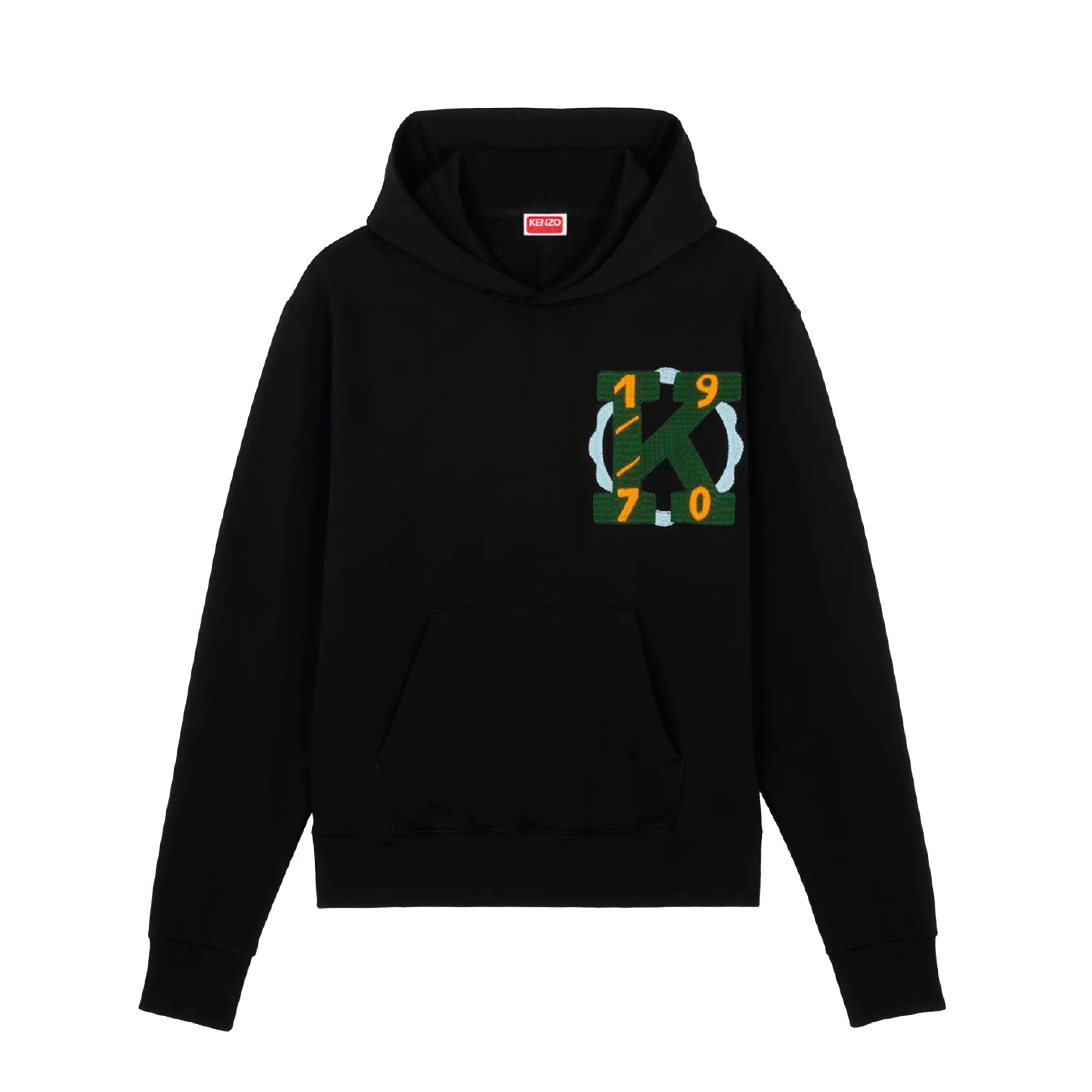 HOODIE BLACK EMBROIDERED SWEATSHIRT