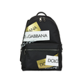ZAINO NYLON-LOGO BLACK-MULTICOLOR BAG