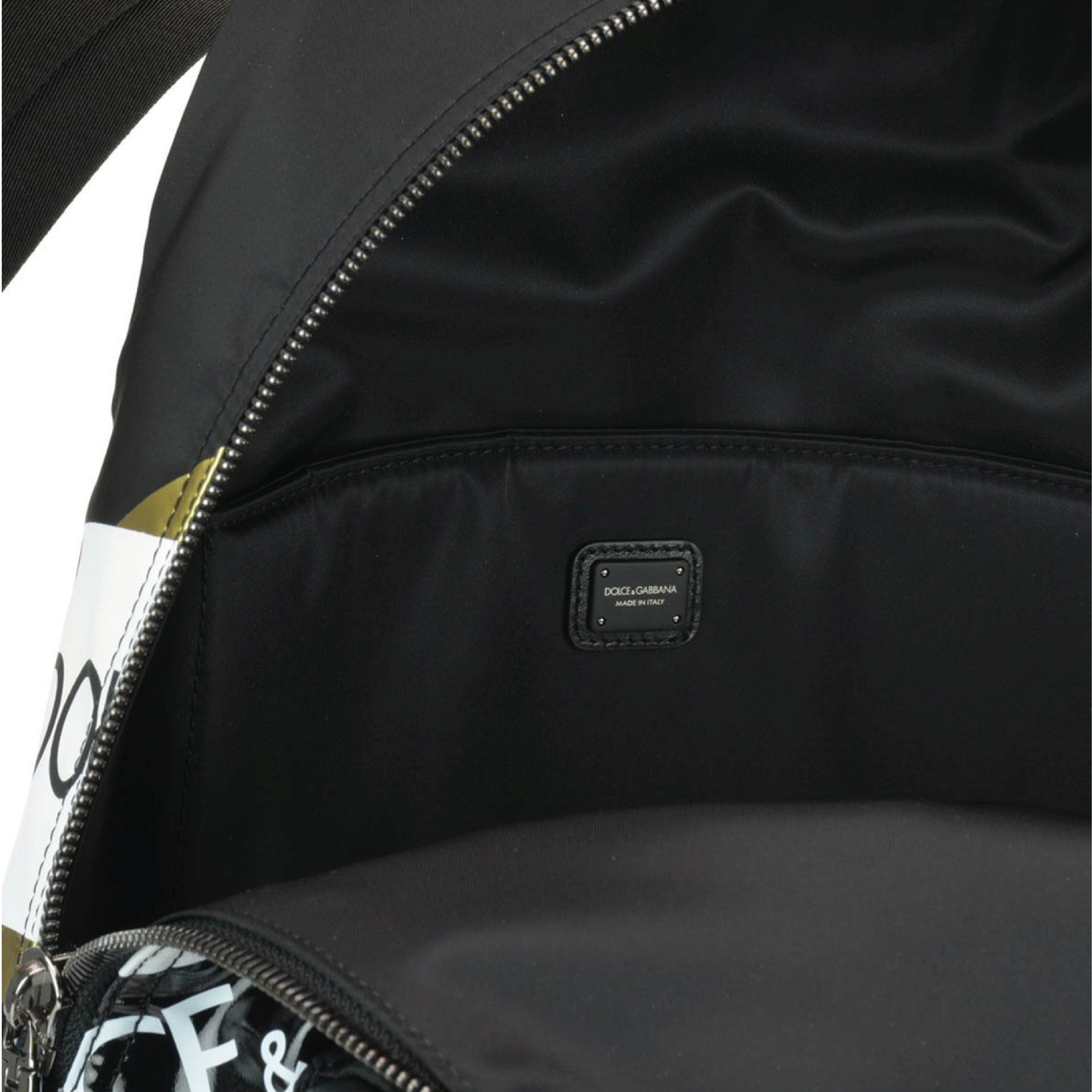 ZAINO NYLON-LOGO BLACK-MULTICOLOR BAG