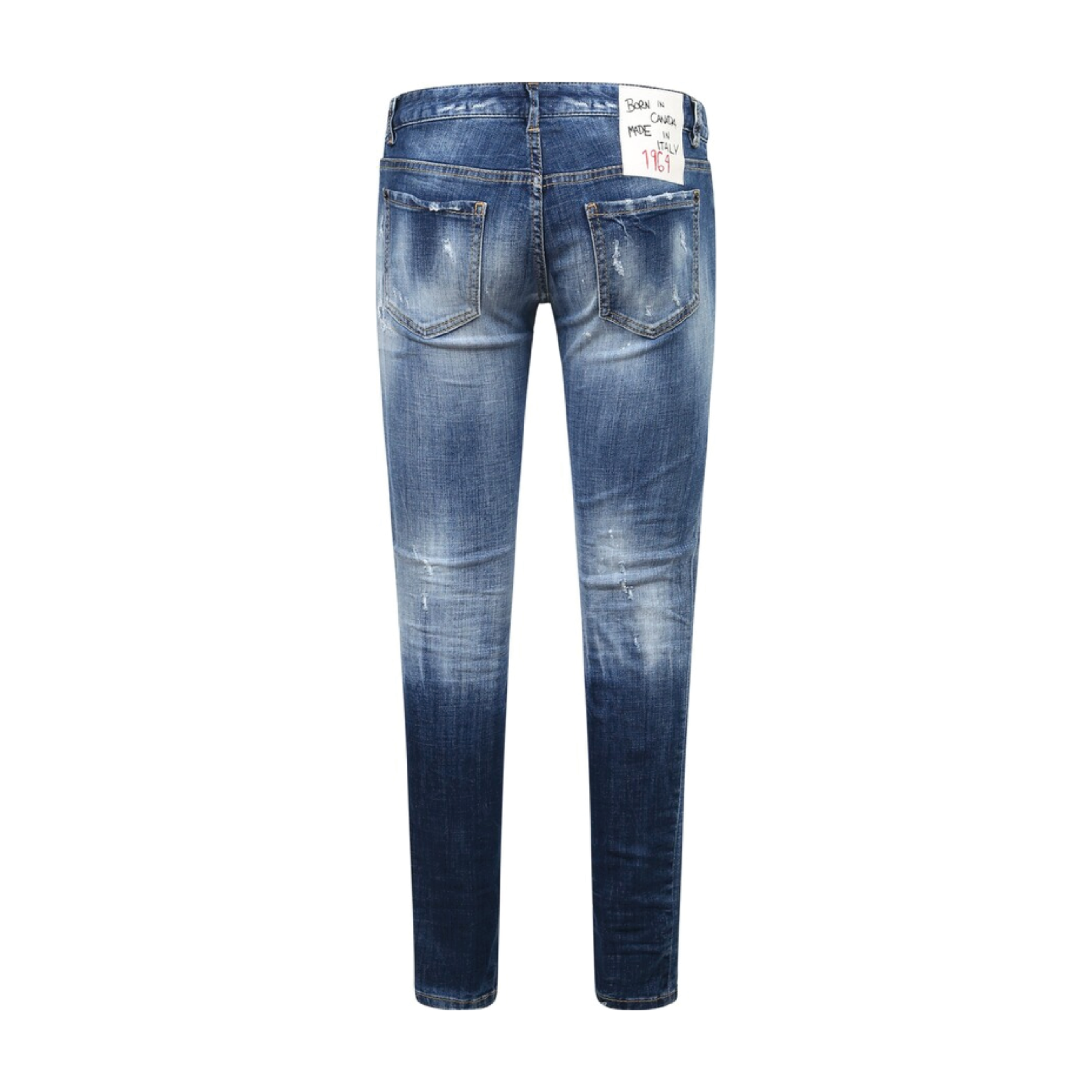 JEAN JENNIFER CROPPED BLUE