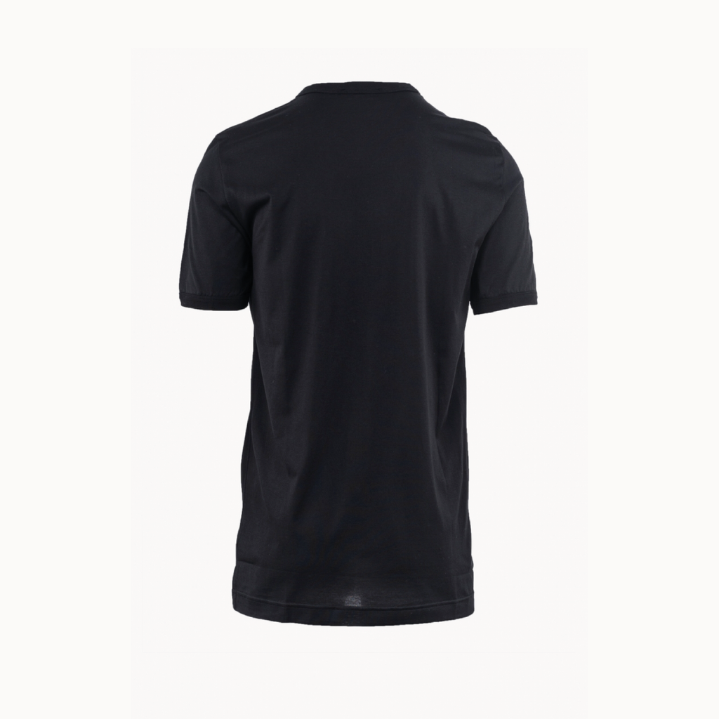 T-SHIRT BLACK HEART WHITE