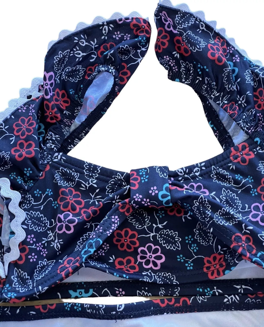 SET SWIM NAVY FLORAL GIRL