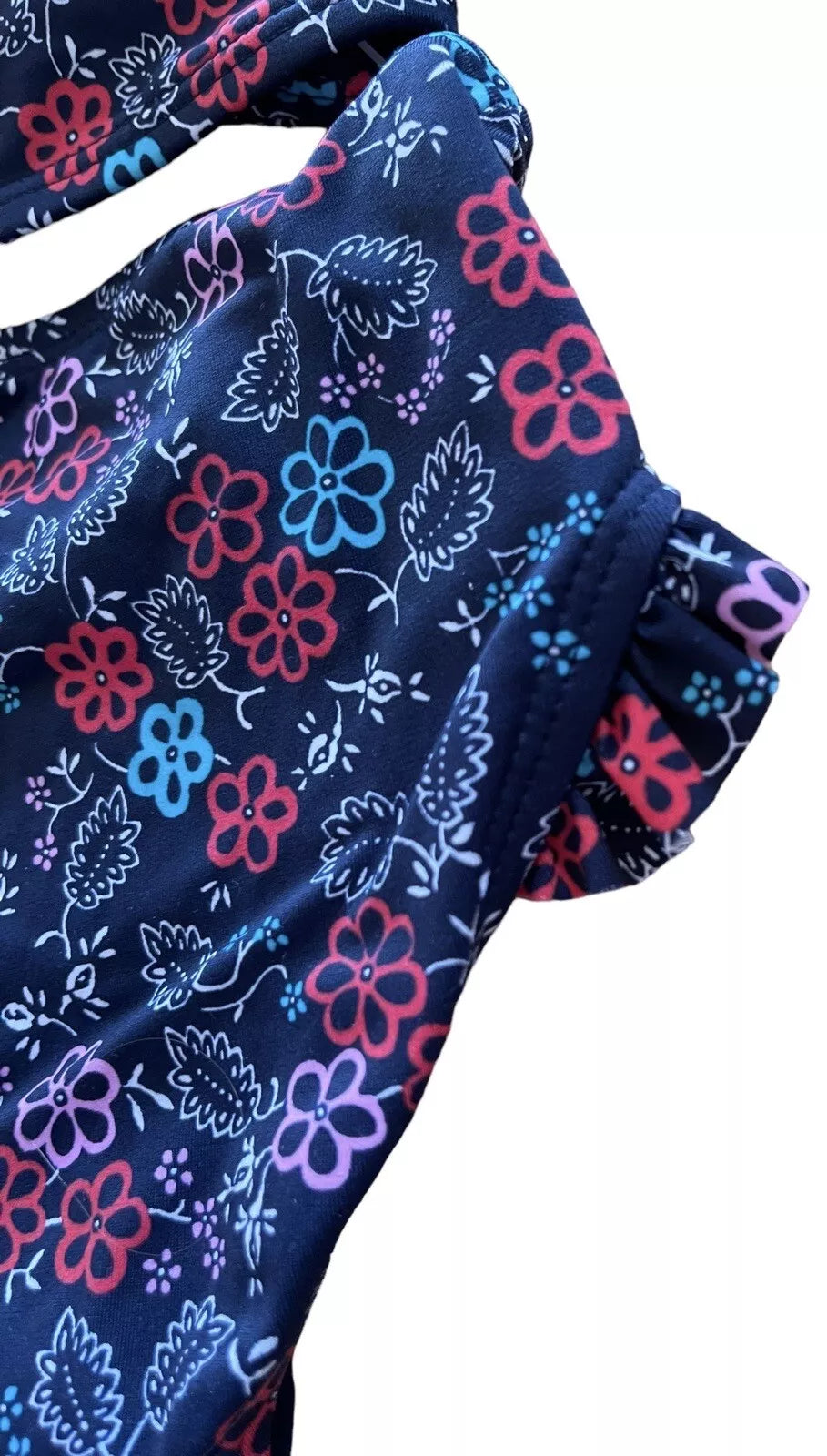 SET SWIM NAVY FLORAL GIRL