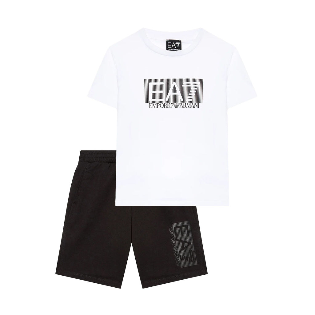 TRACKSUIT WHITE BLACK